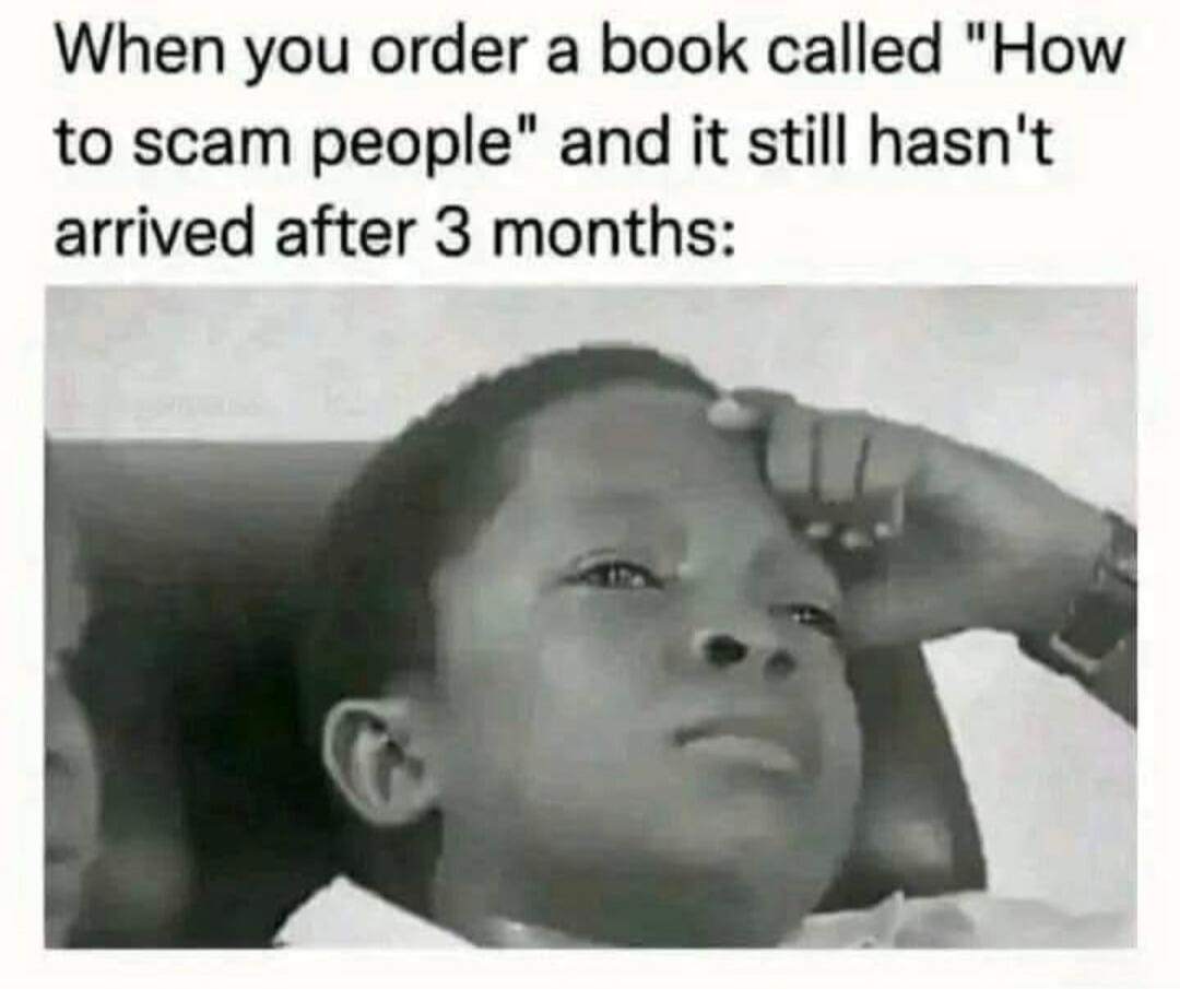When you order a book called 