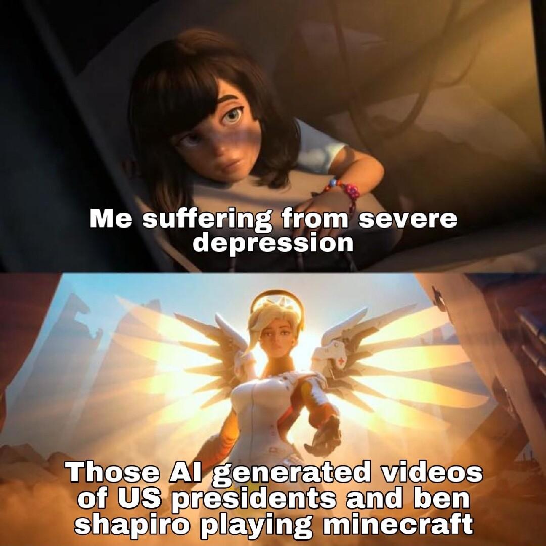 Me sufferingifrom severe depression