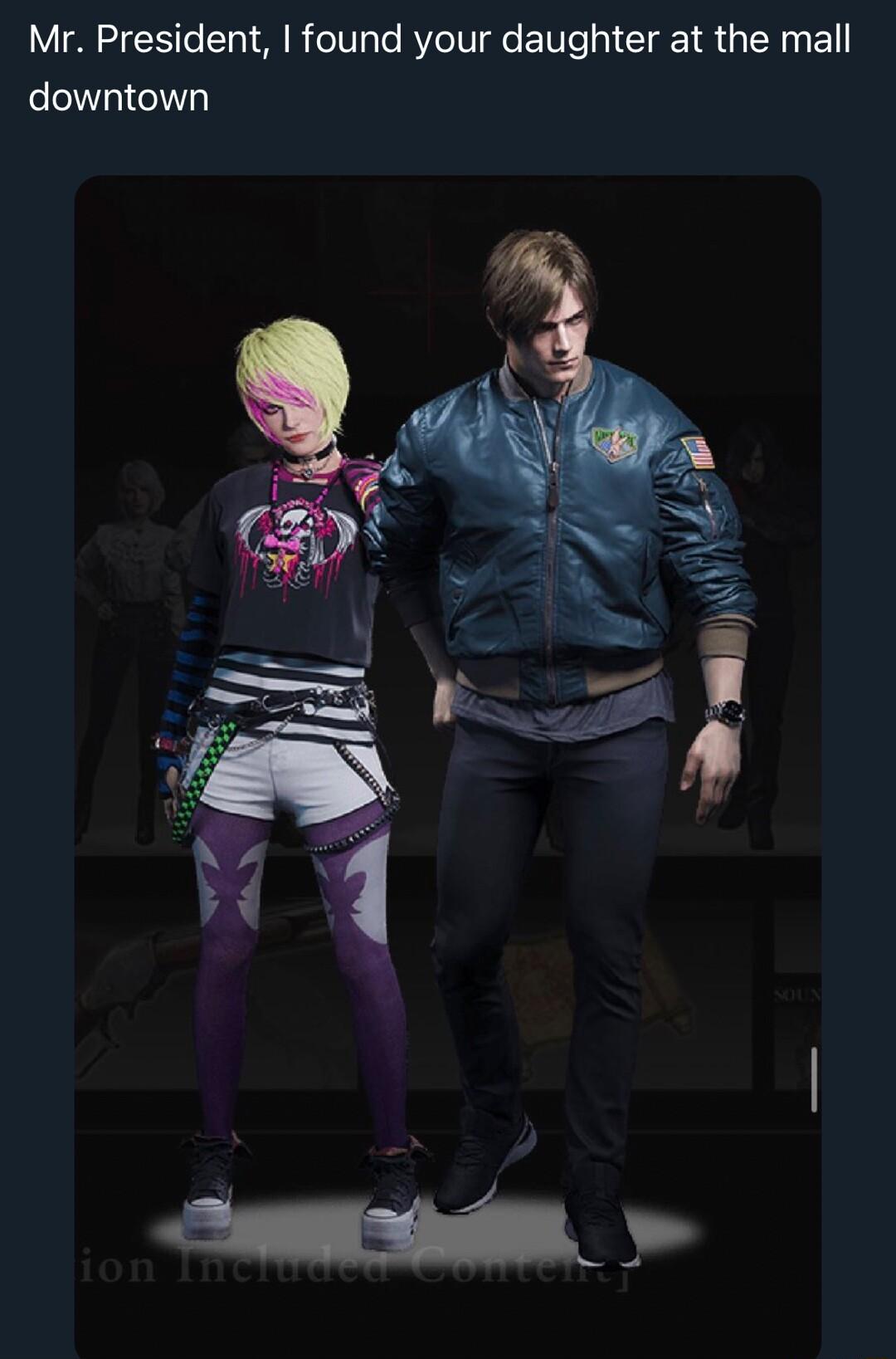 Mr President found your daughter at the mall downtown