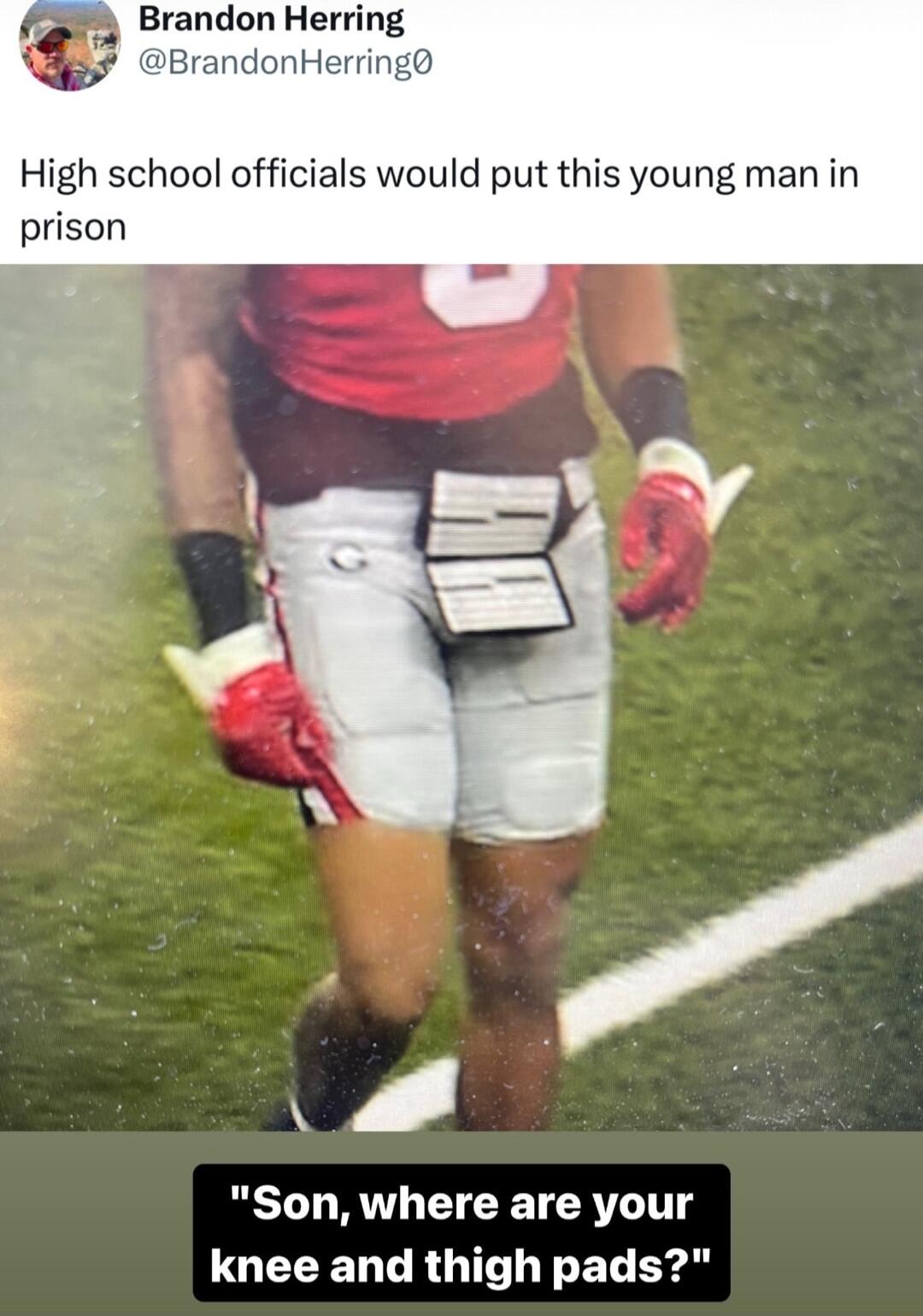 Brandon Herring ndonHerring High school officials would put this young man in prison A Son where are your UGEEEL L RO EL Byl