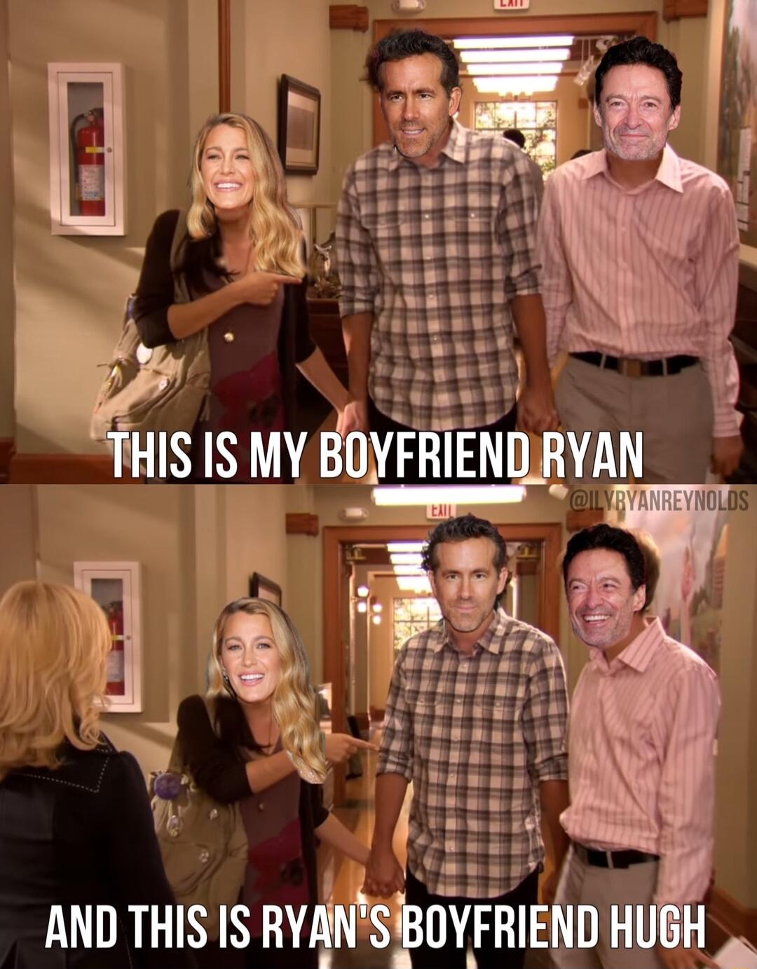 f L w w THIS SMvEtl VFRIEND RVAN AL W S AND THIS IS RYANSIBOYFRIEND HUGH