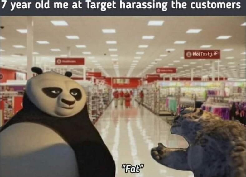 year old me at Target harassing the customers