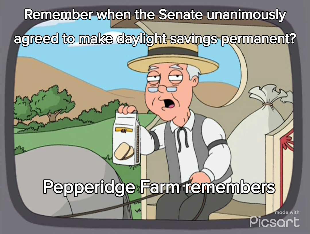 Rememberwhen the Senate unanimously Eloeec o mel