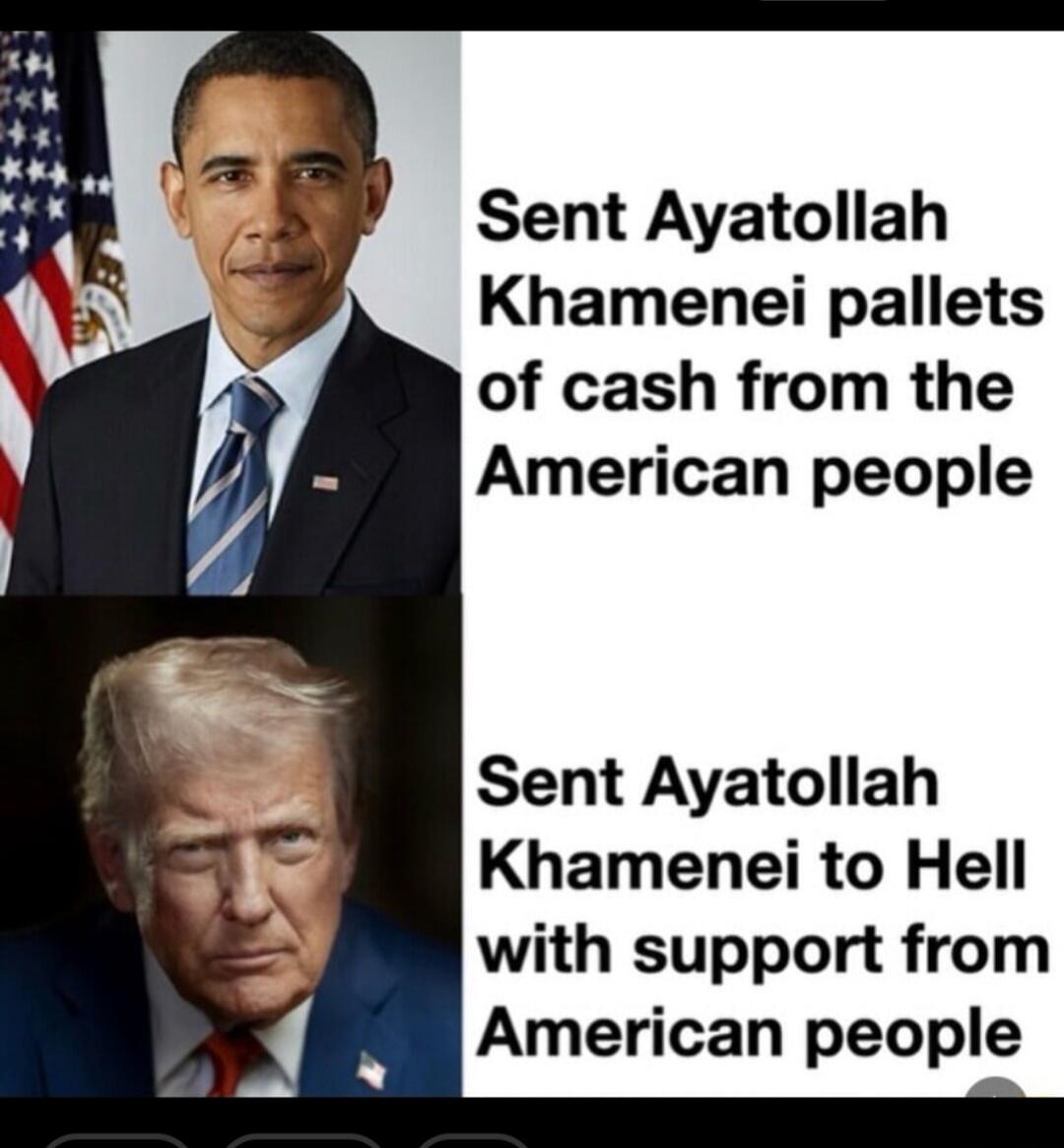 Sent Ayatollah Khamenei pallets of cash from the American people. Sent Ayatollah Khamenei to Hell with support from American people.