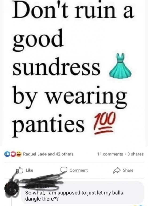 Dont ruin a good sundress by wearing panties OO Raauel Jade and 2 ot o what Tam supposed to just let my balls 7 180