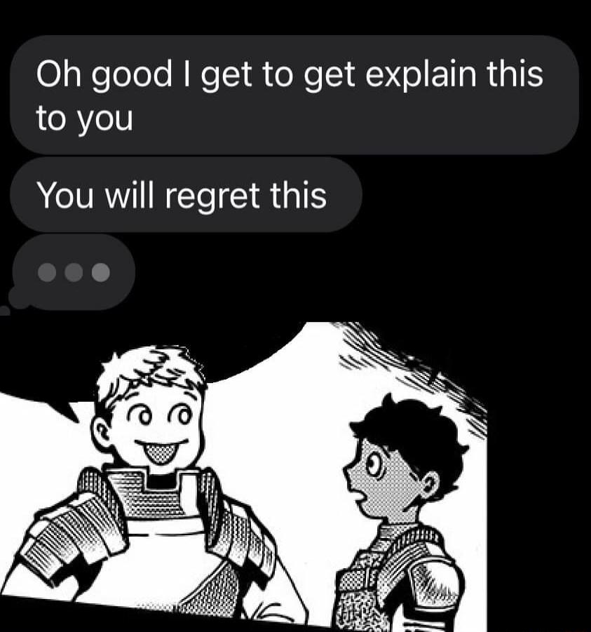 Oh good get to get explain this Qe RYel You will regret this