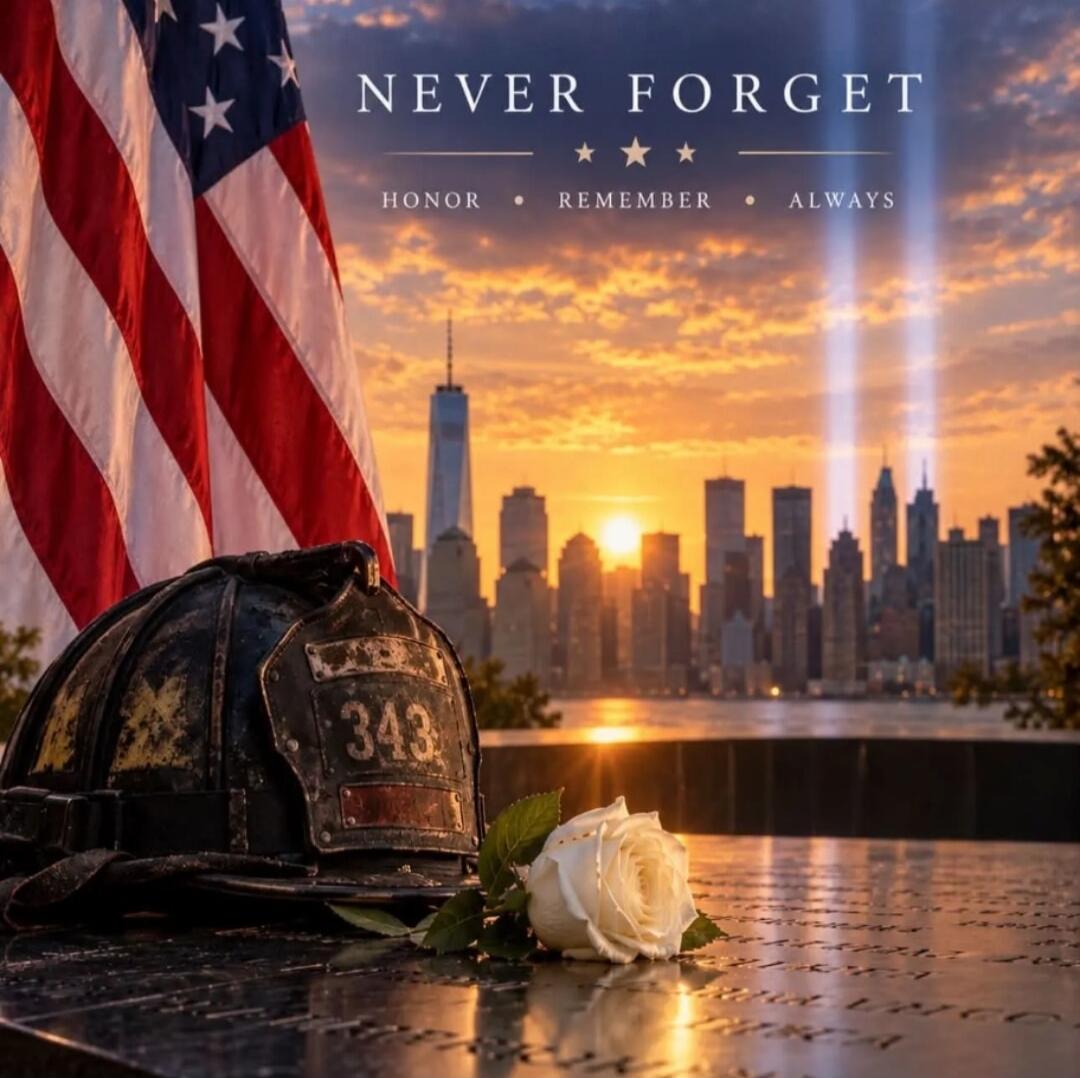 NEVER FORGET HONOR REMEMBER ALWAYS 343
