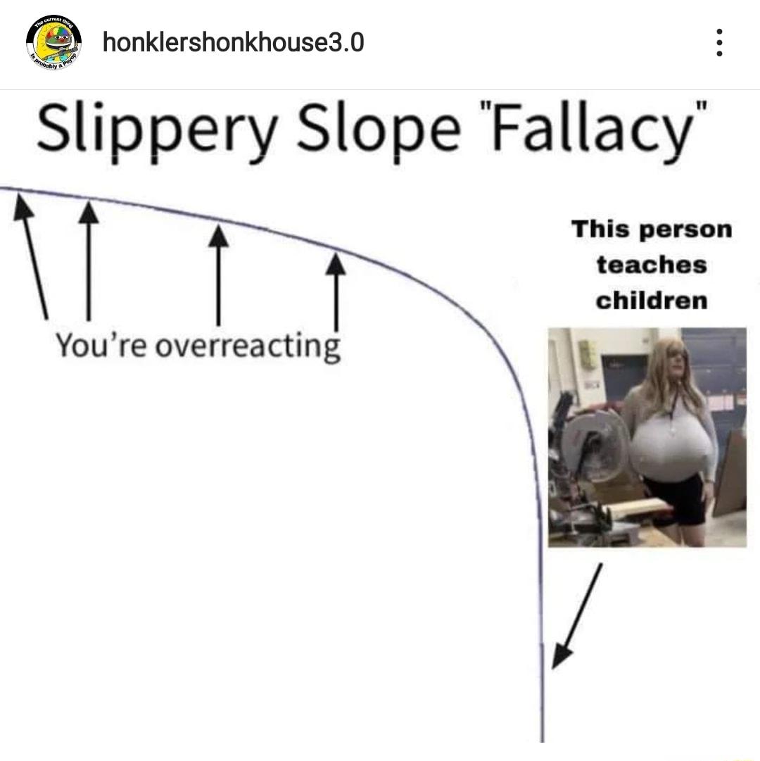 B honklershonkhouse3 H Slippery Slope Fallacy