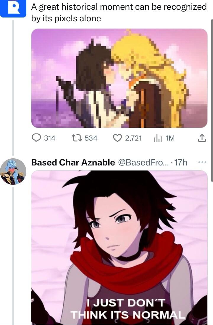 A great historical moment can be recognized by its pixels alone o Q34 Ms3s Q2721 g Based Char Aznable BasedFro 17h