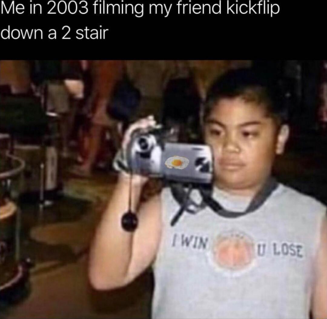 Me In 2003 filming my friend Kicktlip SIa PASEg