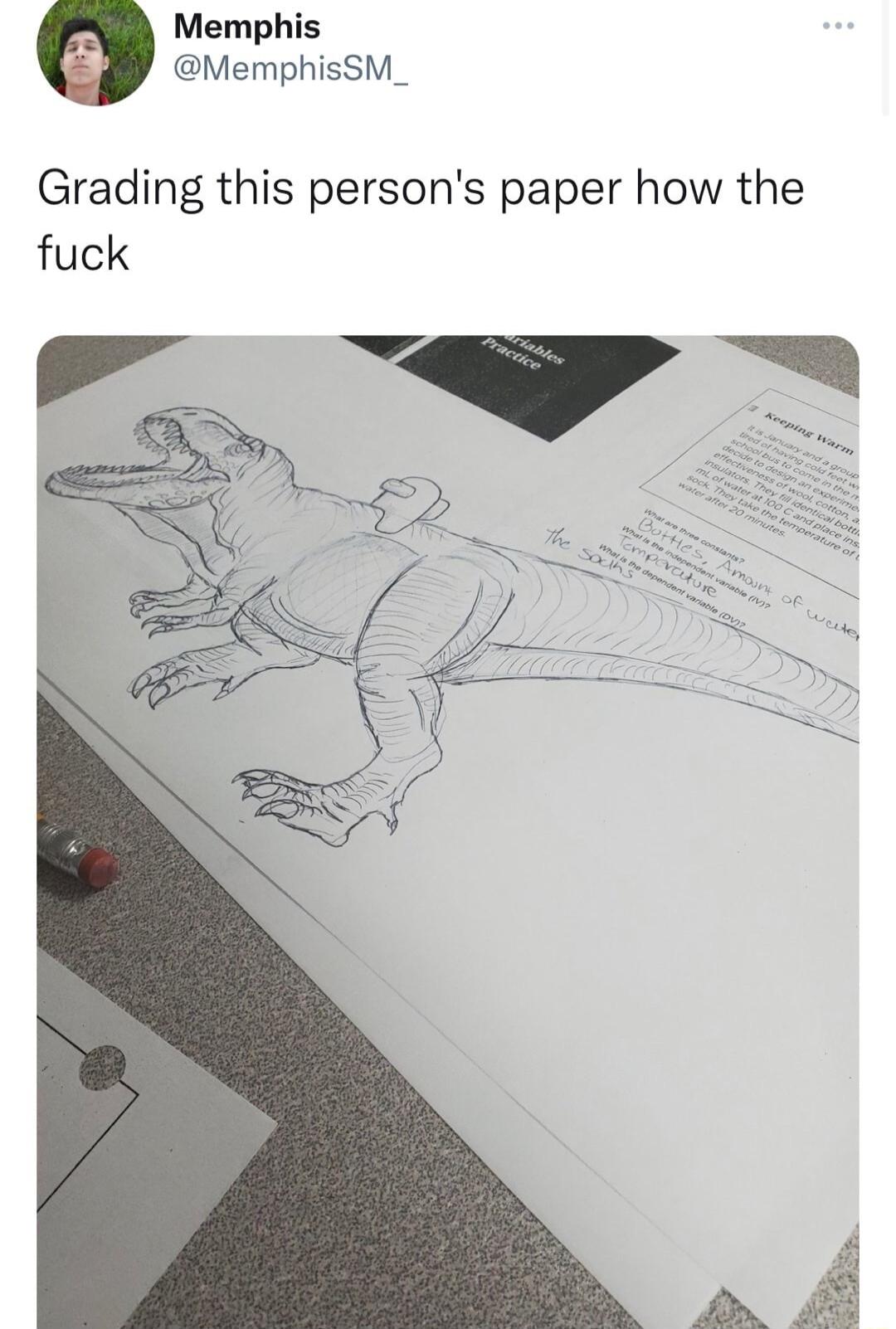 Memphis MemphisSM_ Grading this persons paper how the fuck