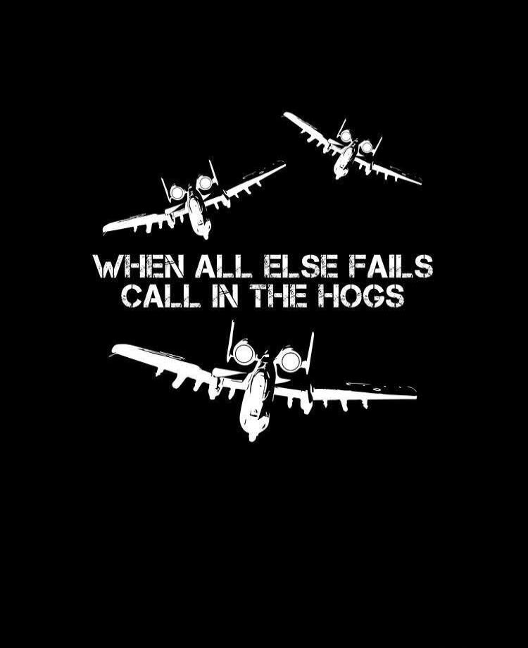 WHEN ALL ELSE FAILS CALL IN THE HOGS