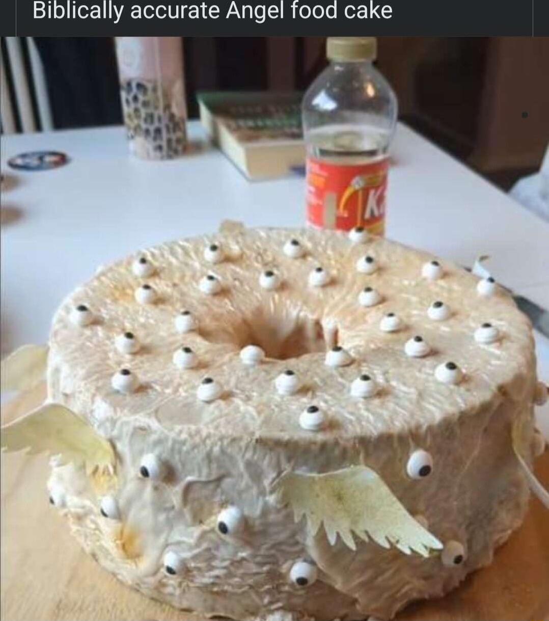 Biblically accurate Angel food cake