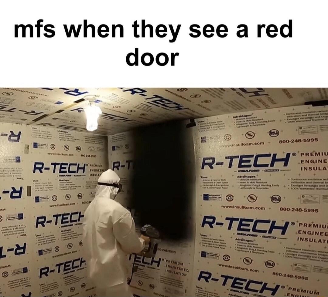 mfs when they see a red door