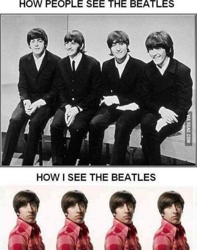 ROW PEOPLE SEE THE BEATLES