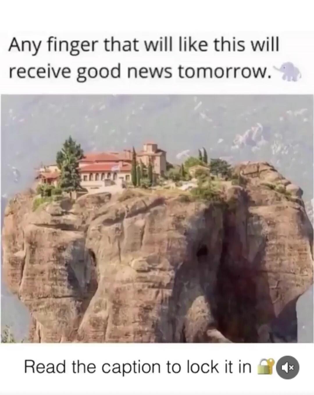 Any finger that will like this will receive good news tomorrow. Read the caption to lock it in