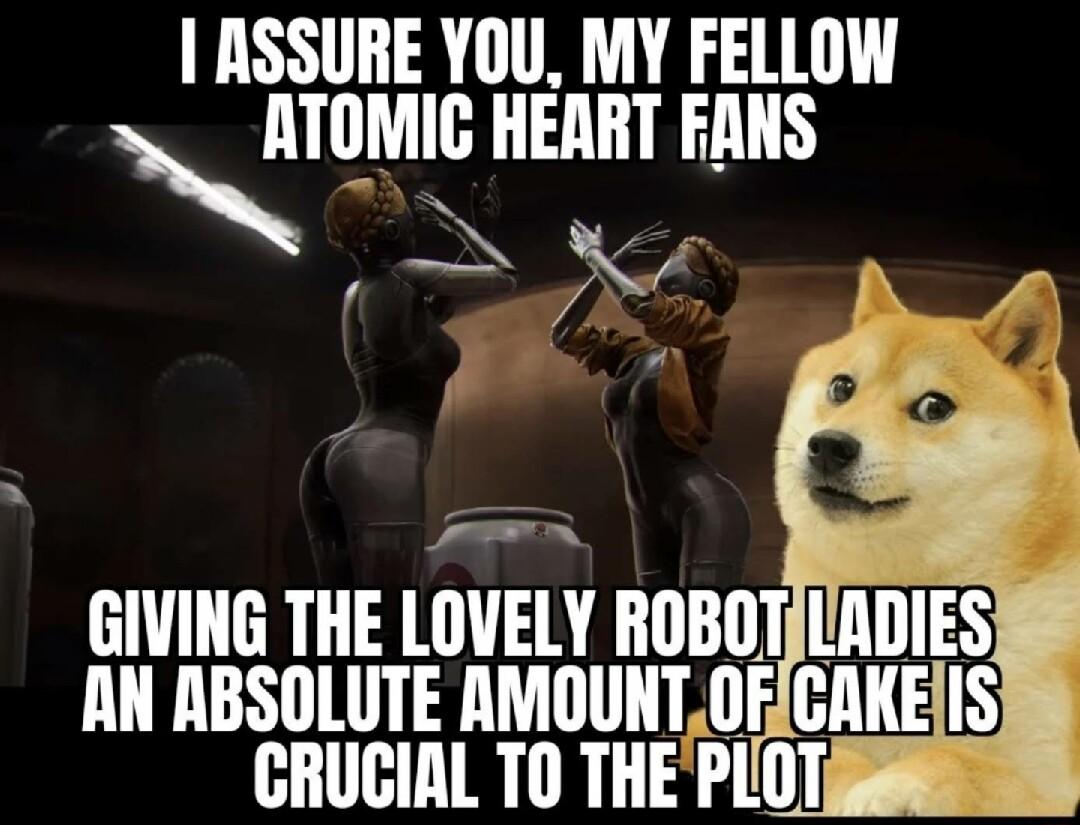 I ASSURE YOU MY FELLOW ITIIMIG HEART FANS 5 V GIVING THE LOVELY ROBOTLADIES LU T T AT AETTETS CRUCIAL TO THEPLOTER