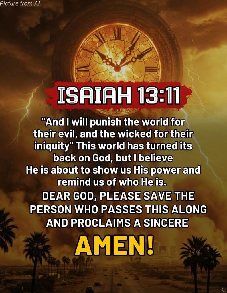 ISAIAH 13:11
