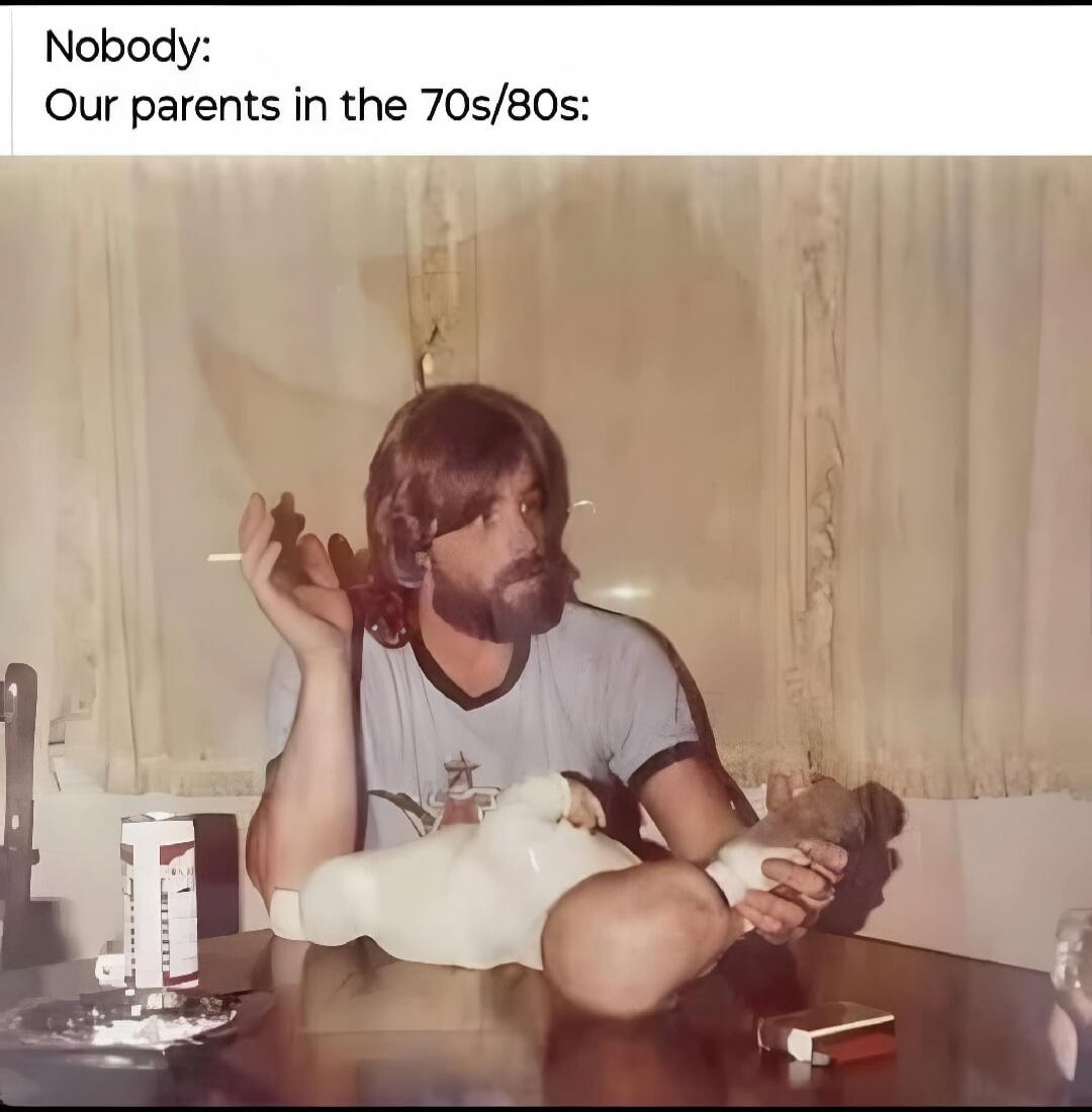 Nobody: Our parents in the 70s/80s:
