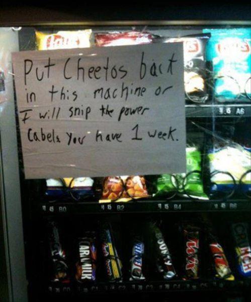 o o Dot Cheedos Dack 0 ths machine or T will Smp the power beix Yev haw i veek N LW RN B e 2 5 3 aNE 23 3
