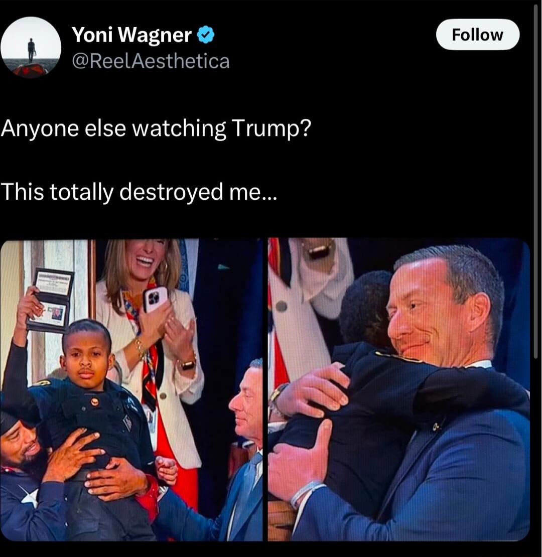 n Yoni Wagner CLEEVER Anyone else watching Trump This totally destroyed me