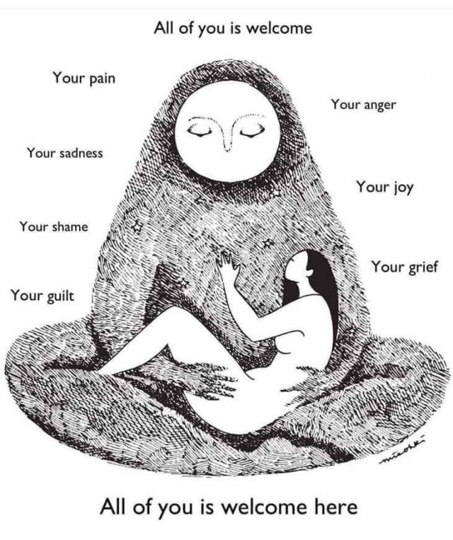 All of you is welcome Your pain Your anger Your shame All of you is welcome here