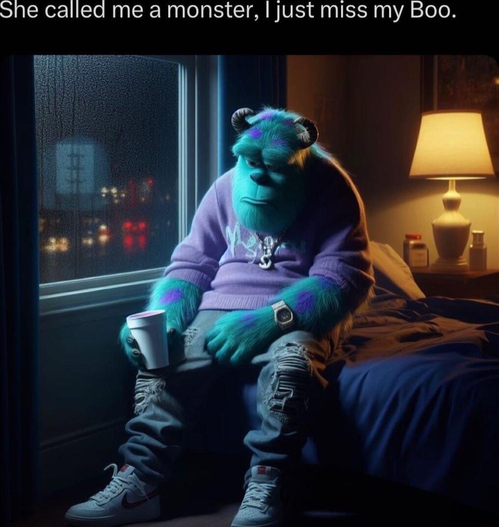 She called me a monster jJust miss my Boo