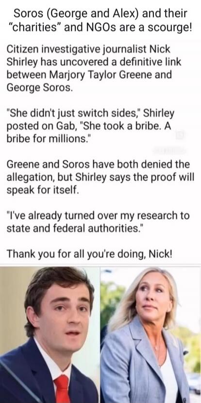 Soros (George and Alex) and their 
