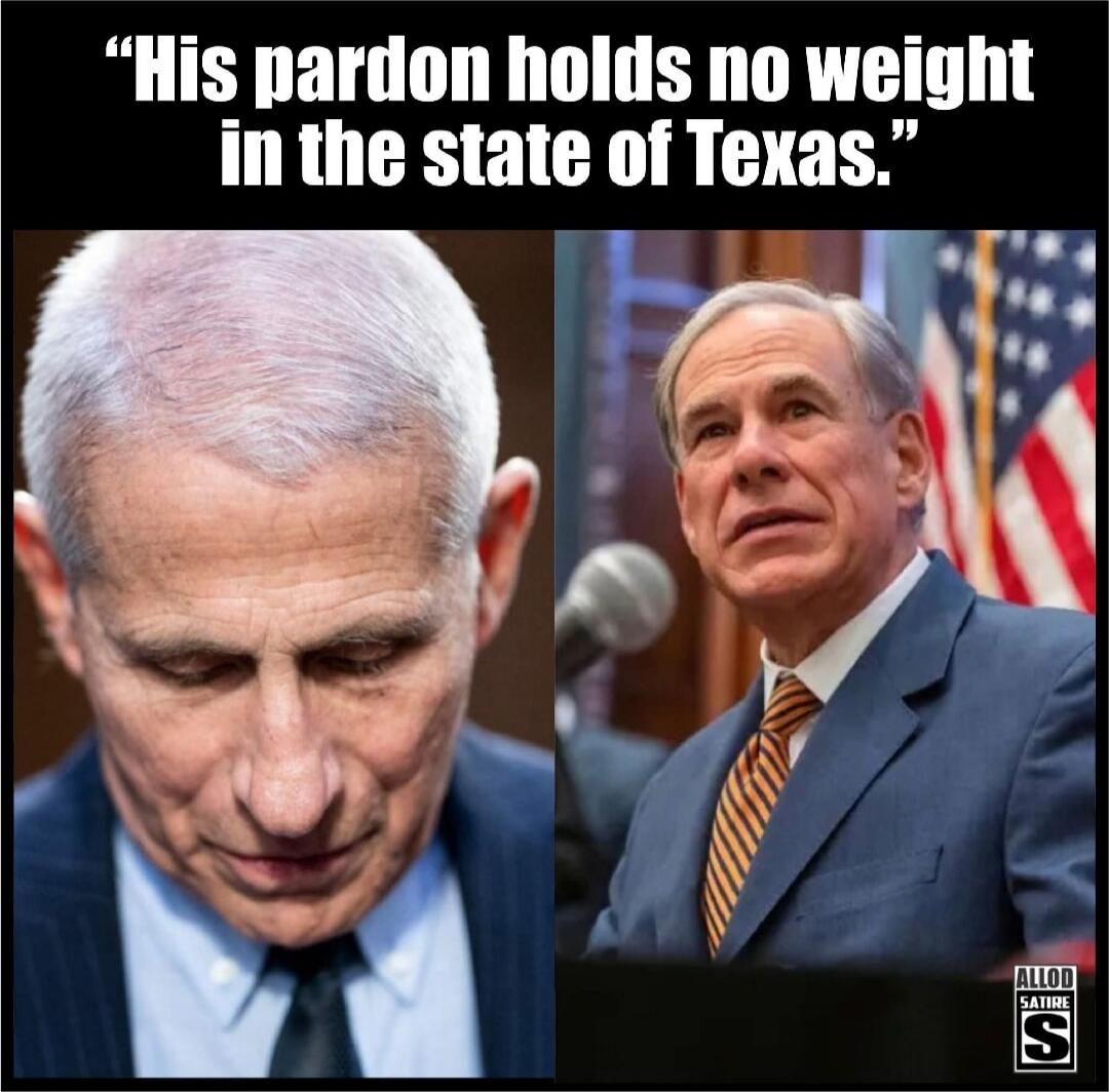 His pardon holds no weight in the state of Texas.