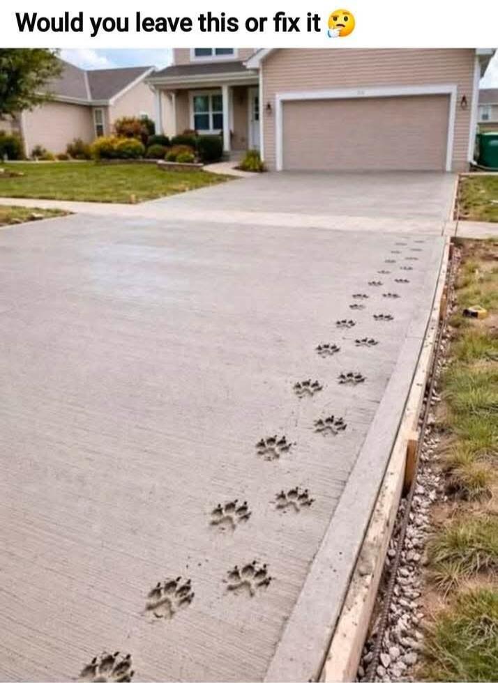 Would you leave this or fix it 🤔