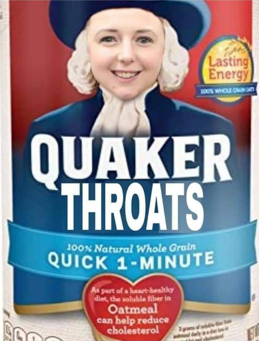 URKER THROATS 100 Natural Whole Grain QUICK 1 MINUTETS 0