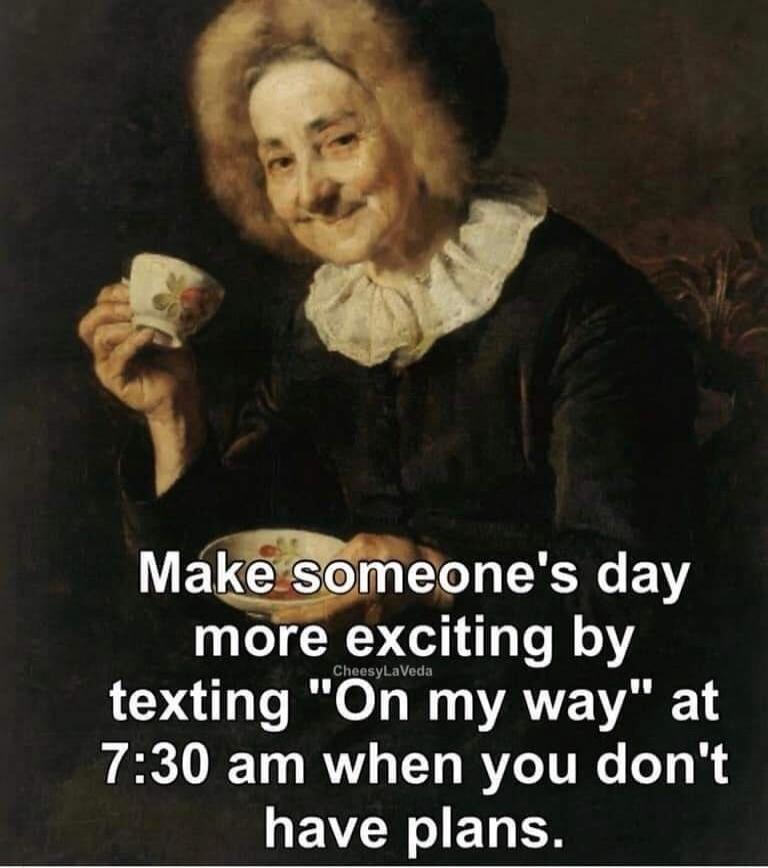 Make someone's day more exciting by texting 