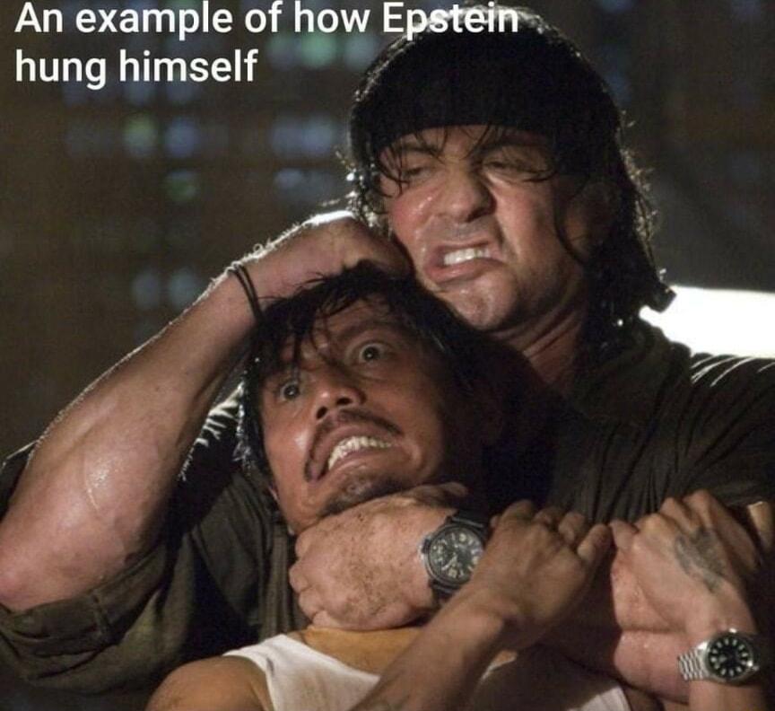 An example bfm Epstein hung himself w7