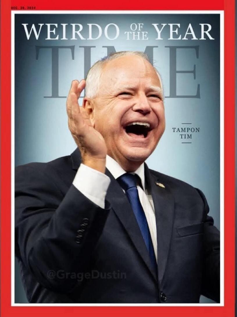 WEIRDO OF THE YEAR TIME\nTAMPON TIM