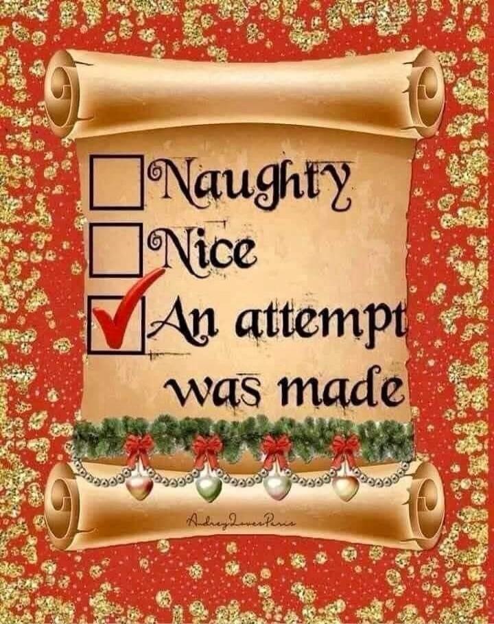 Naughty
Nice
An attempt was made