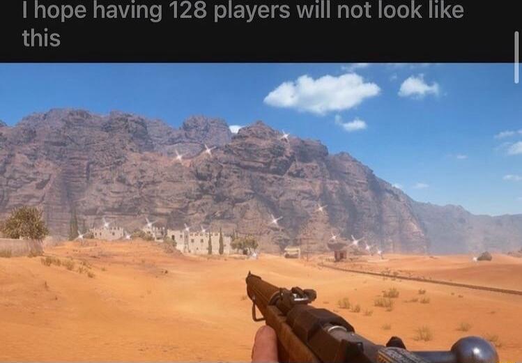 pe having 128 players will not look like