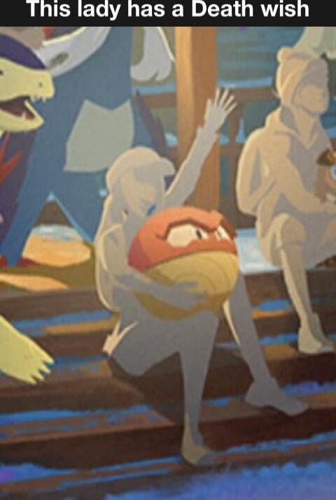 This laay has a Death wish