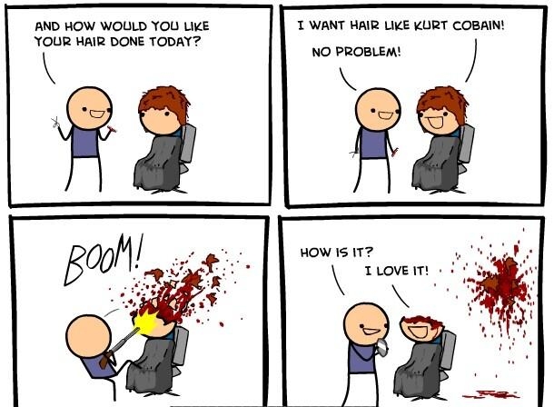 AND HOW WOULD YOU LIKE T WANT HAIR LIKE KURT wsm O PROBLEM 29 9 YOUR HAIR DONE TODAY wow 15 17 oA