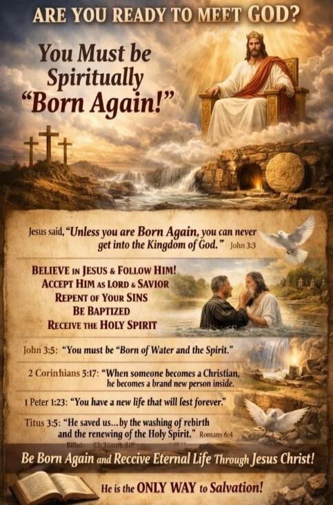 ARE YOU READY TO MEET GOD? You Must be Spiritually 