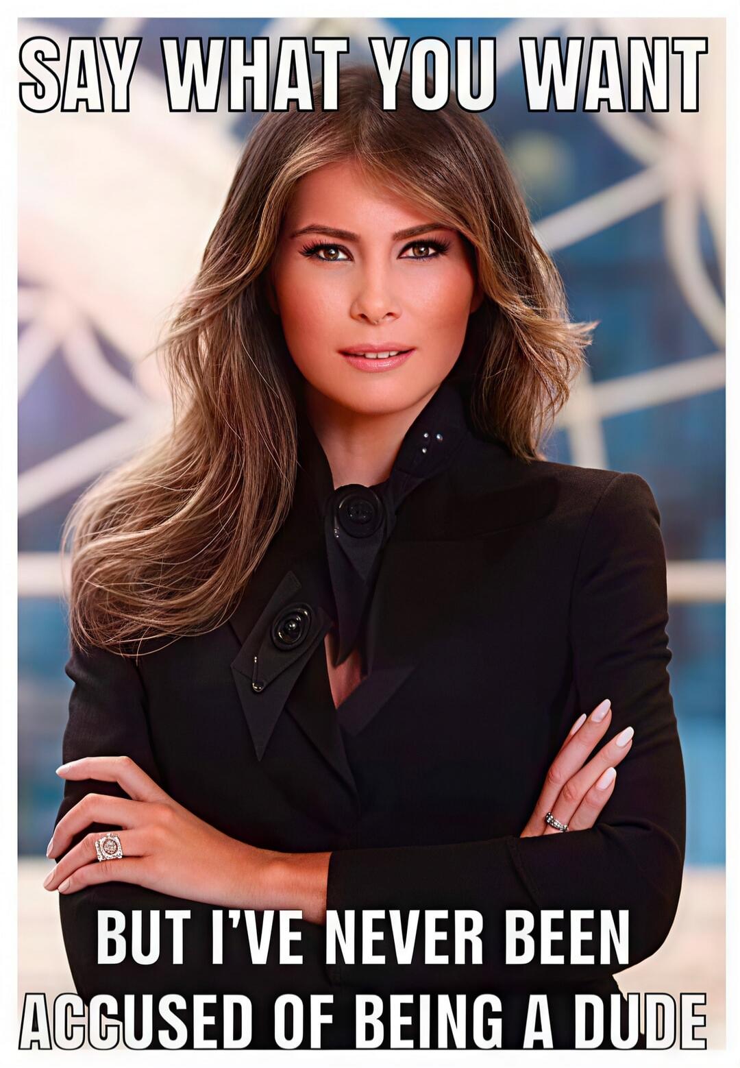 SAY WHAT YOU WANT BUT I'VE NEVER BEEN ACCUSED OF BEING A DUDE