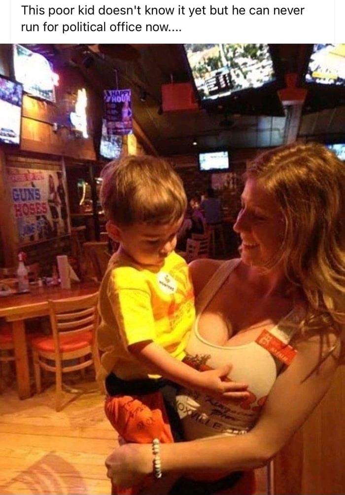 This poor kid doesnt know it yet but he can never run for political office now o