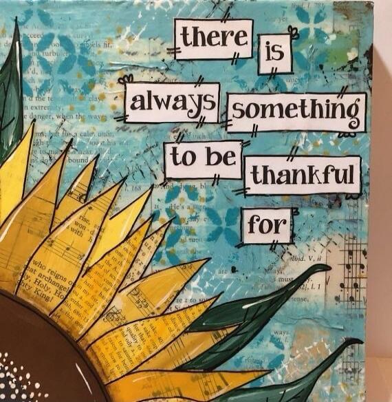 there is always something to be thankful for
