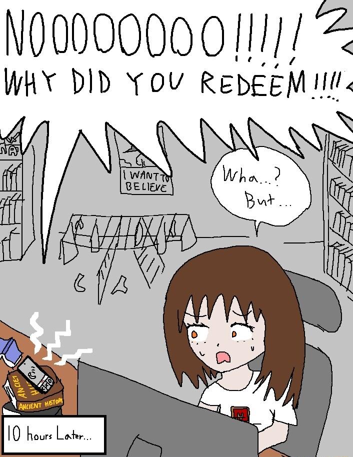 NDODOODO O 11 4 WHY DID YOU REDEEM L