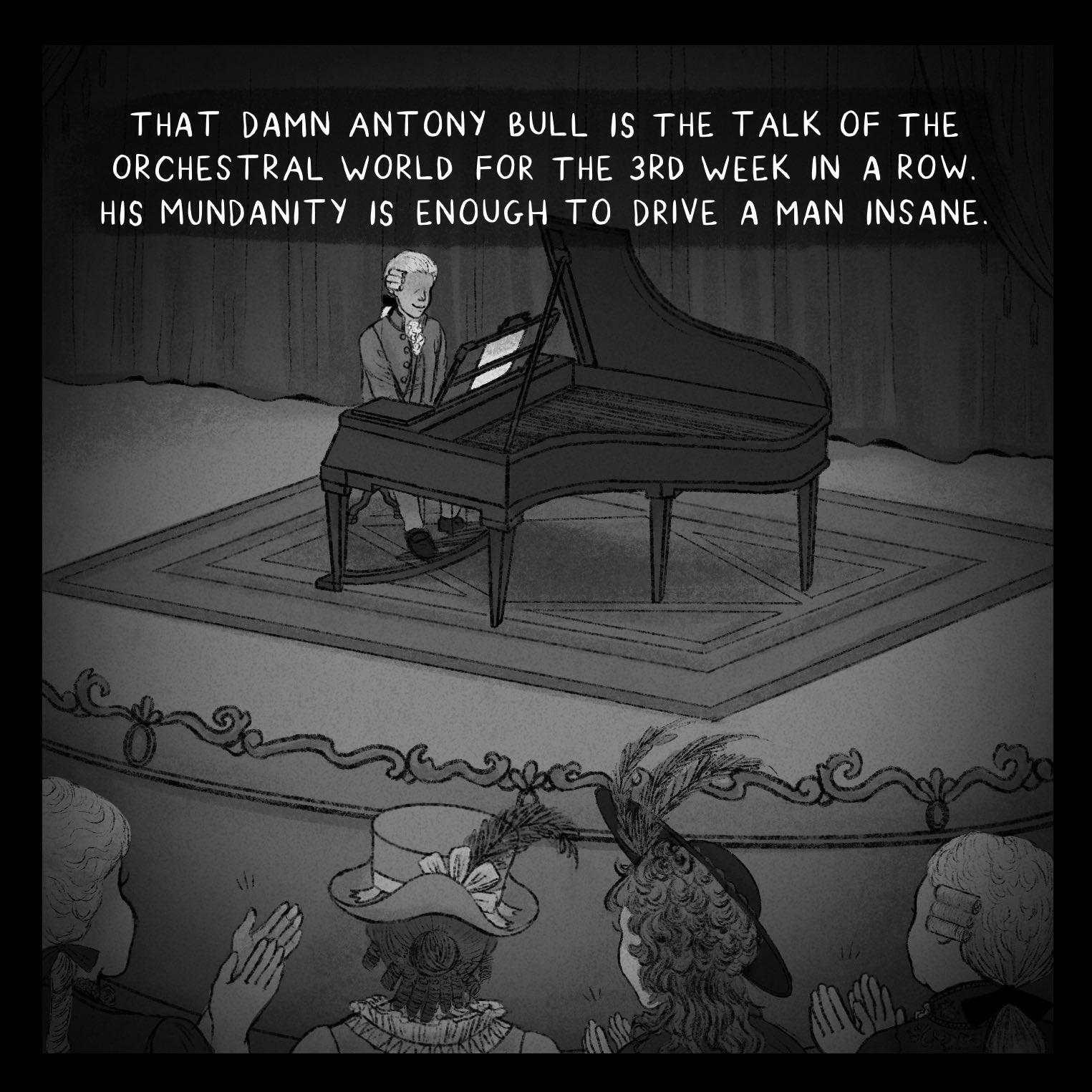 THAT DAMN ANTONY BULL IS THE TALK OF THE ORCHESTRAL WORLD FOR THE 3RD WEEK IN A ROW HIS MUNDANITY IS ENOUGH TO DRIVE A MAN INSANE