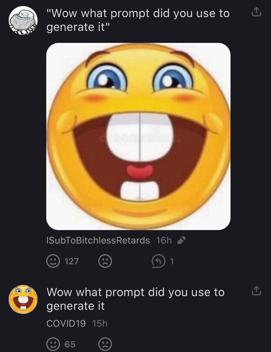 RULCTAY I Elfel el lo1de RTCIVRVET R EHEIEICRIS E Wow what prompt did you use to EHEIEICRI coviD1g