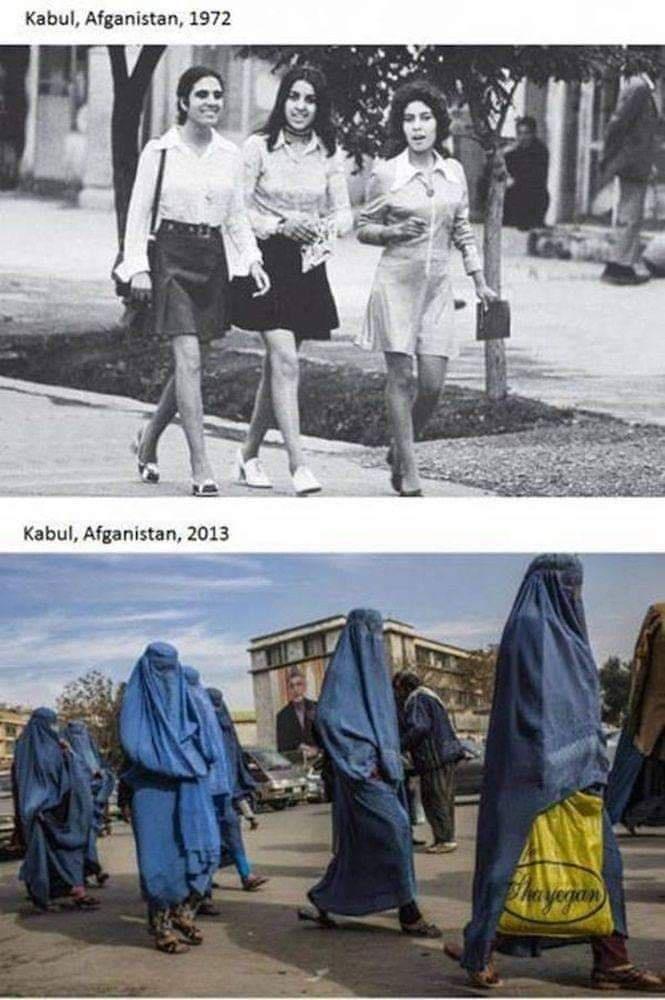 Kabul Afganistan 1972 Kabul Afganistan 2013