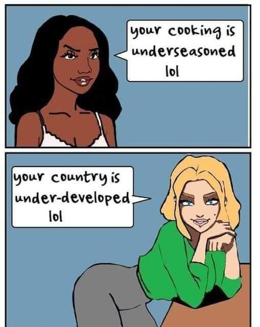 youy cooking is undevseasoned lol youy c_mmtv is undev developed lol