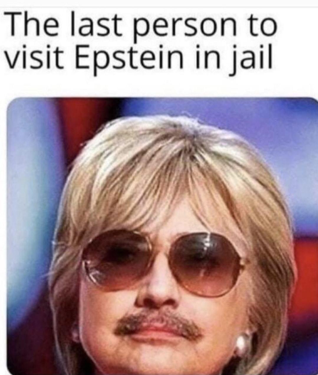 The last person to visit Epstein in jail