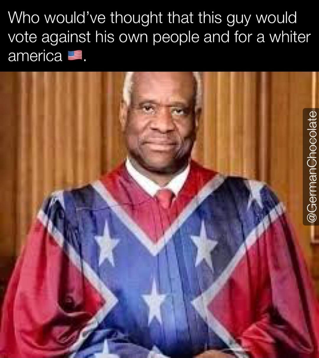 Who would've thought that this guy would vote against his own people and for a whiter america 🇺🇸.