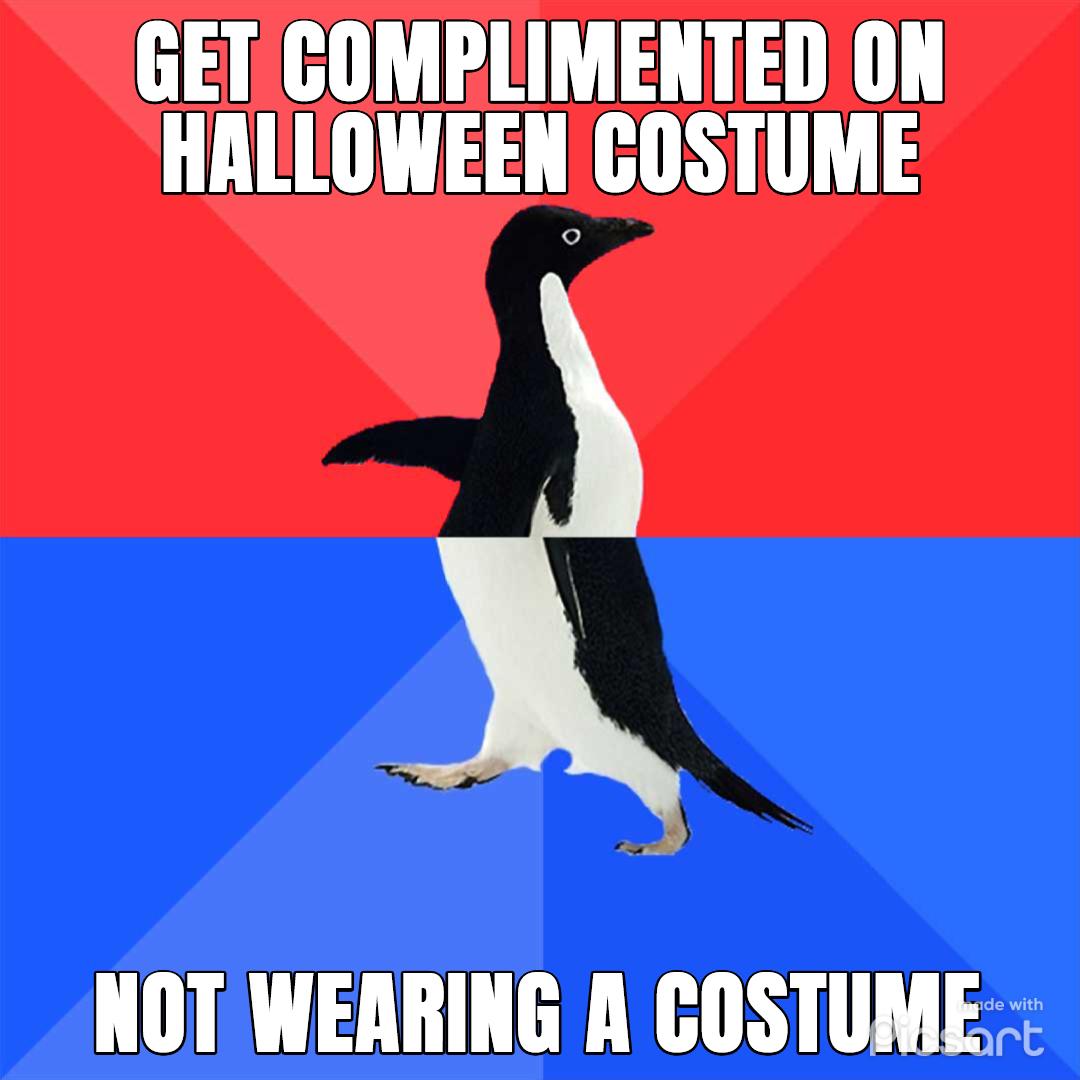 GET GOMPLIMENTED ON HALLOWEEN COSTUME